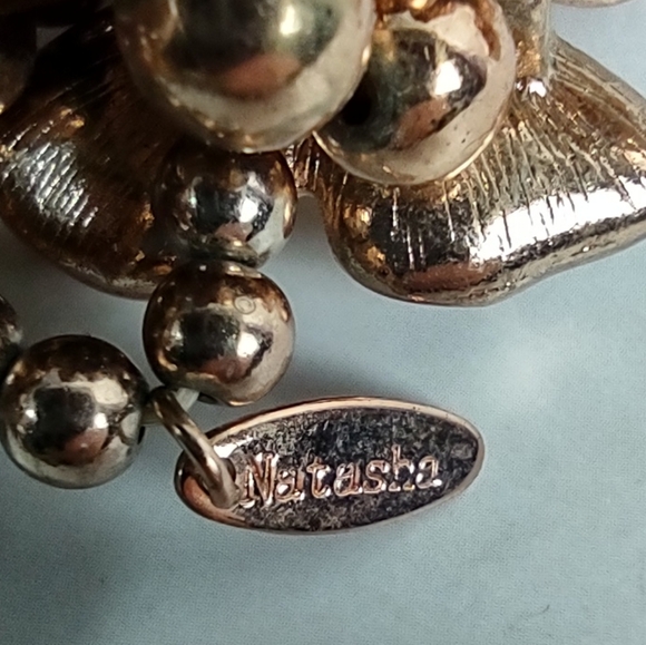 Natasha Rose Gold Dogwood Flower Stretch Bracelet - Picture 5 of 5